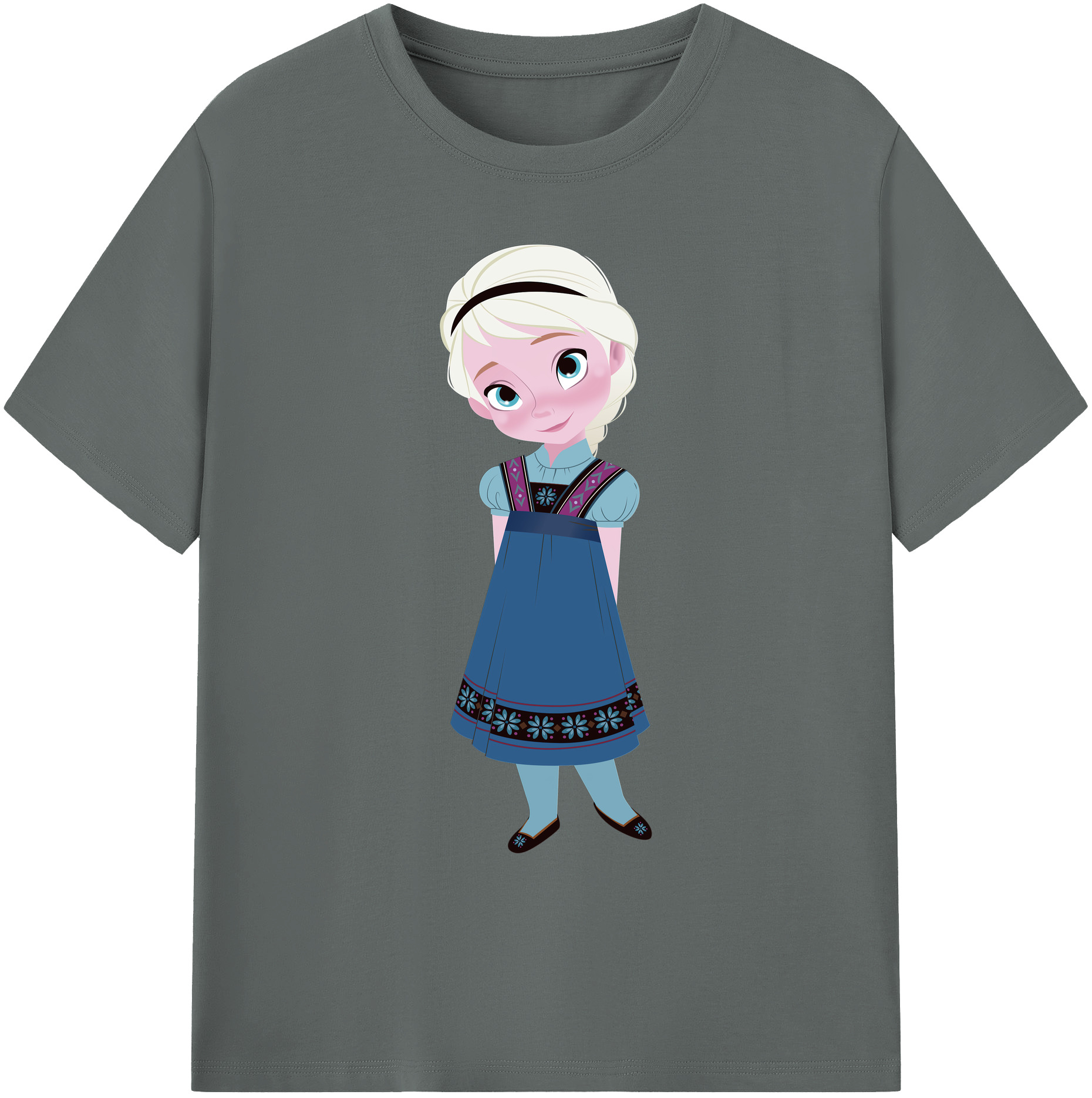 （画像用） アナと雪の女王 アンナ エルサ Frozen Anna Elsa 綿100％ メンズ半袖Tシャツ｜肌触りやわらか＆通気性
